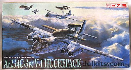 DML 1/72 Arado Ar-234 C-3 with V-1 Huckepack, 5011 plastic model kit
